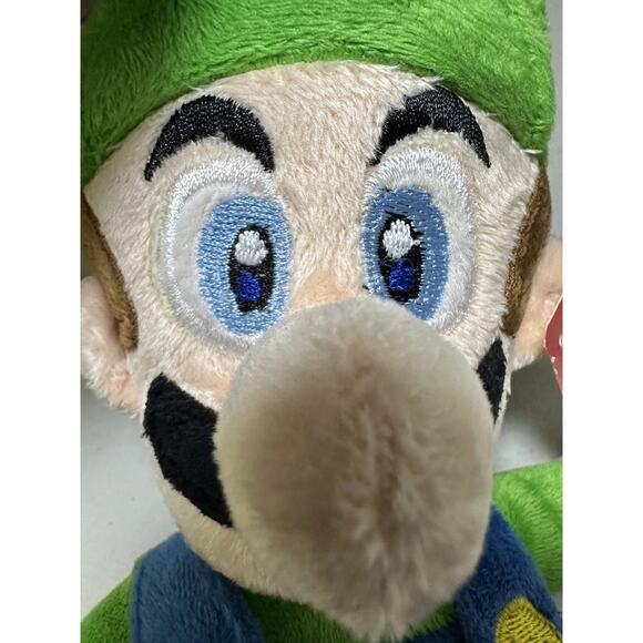 Luigi Plush 12 Inch Super Mario Brothers 2016 New With Tags Good Stuff plush - Picture 8 of 9